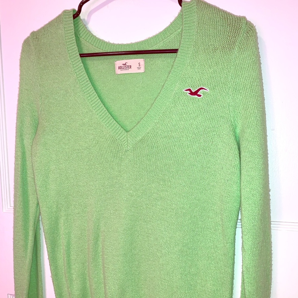 Lime Green Hollister Sweater, Size Small